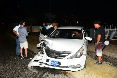 Militar a keda deteni durante accidente frontal na Korari1