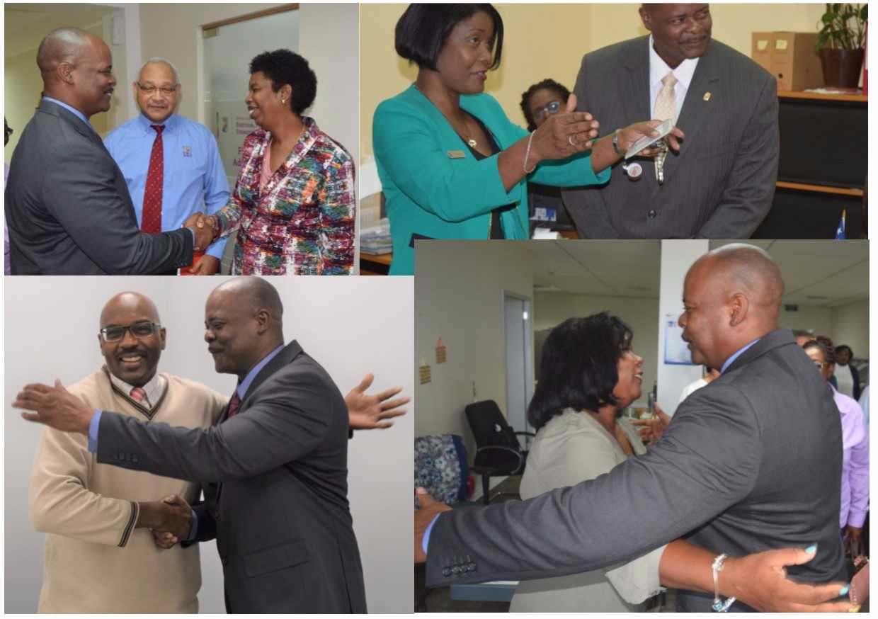 Servisionan di ministerio di BPD a risibí minister Konket 001