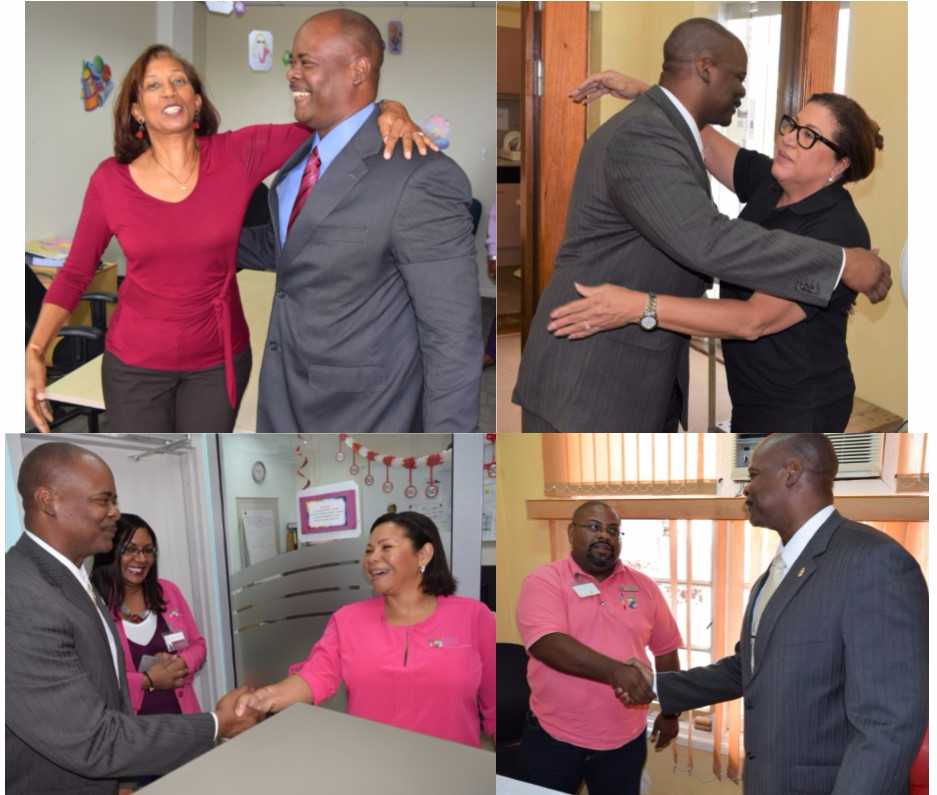 Servisionan di ministerio di BPD a risibí minister Konket 002