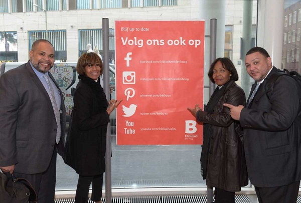 Minister. M. Alcalá Wallé ta bai pa un Biblioteka Nashonal renobá 04