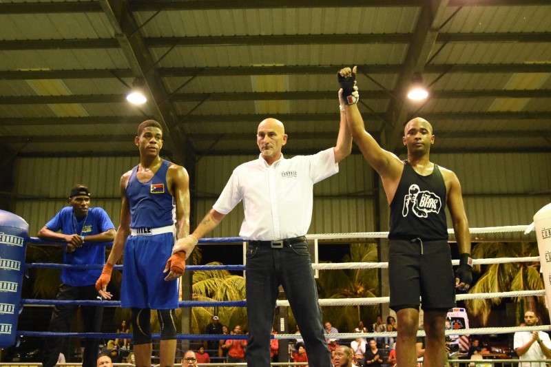 thumbnail 003 Kevin Scharbaai Baas Sports Curacao won Stephan Duzong Sint Maarten by split decision