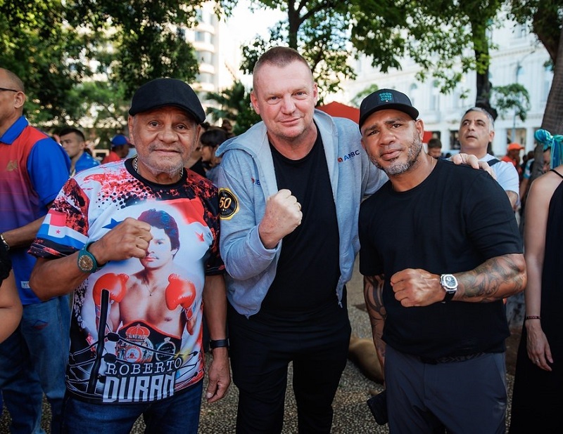 thumbnail 2024 0827 Roberto Durán Edwin Baas and Miguel Cotto