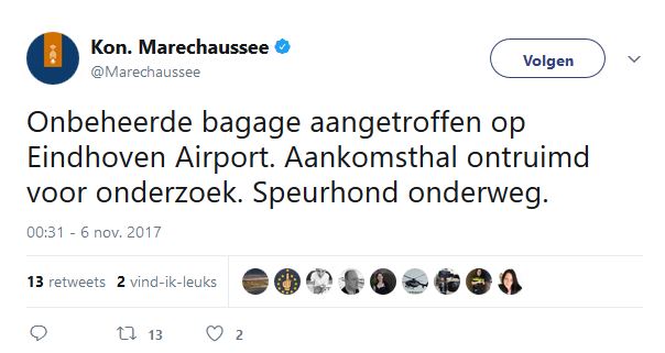 twitter marechaussee