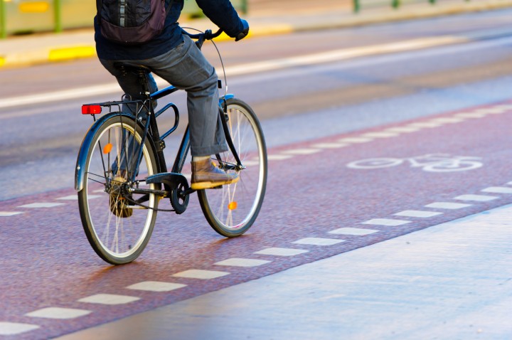 fiets naar werk