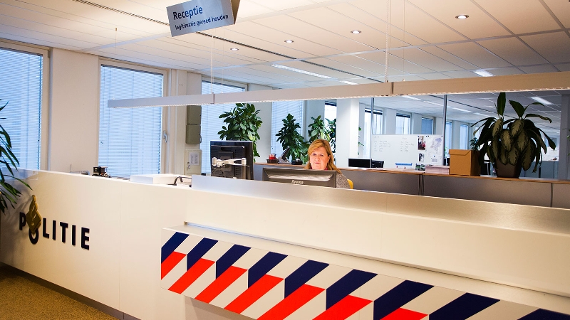 balie van politiebureau